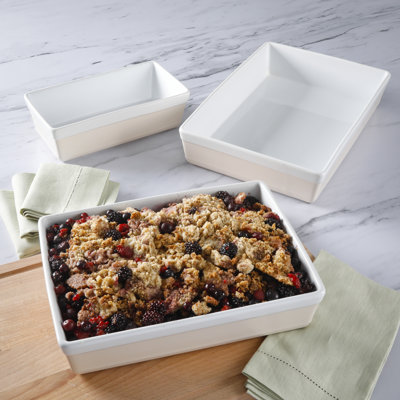 Martha Stewart 3 Piece Stoneware Bakeware Set