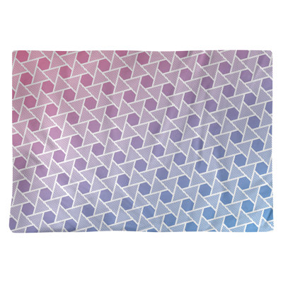 Récapitulatif de coton de 18 po hexagonals triangles