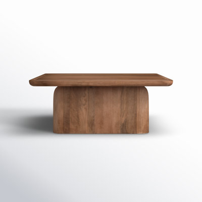 Bergholt Solid Wood Block Coffee Table
