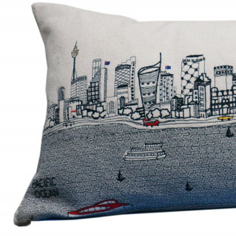 Coussin lombaire 14 "x 35" Sydney, 14 po x 35 po, Crème