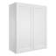 Meuble mural standard HOMEIBRO Cozy Design, 30 po L x 12 po P x 36 po H, en contreplaqué blanc Shaker, prêt à assembler-814792622-814792618