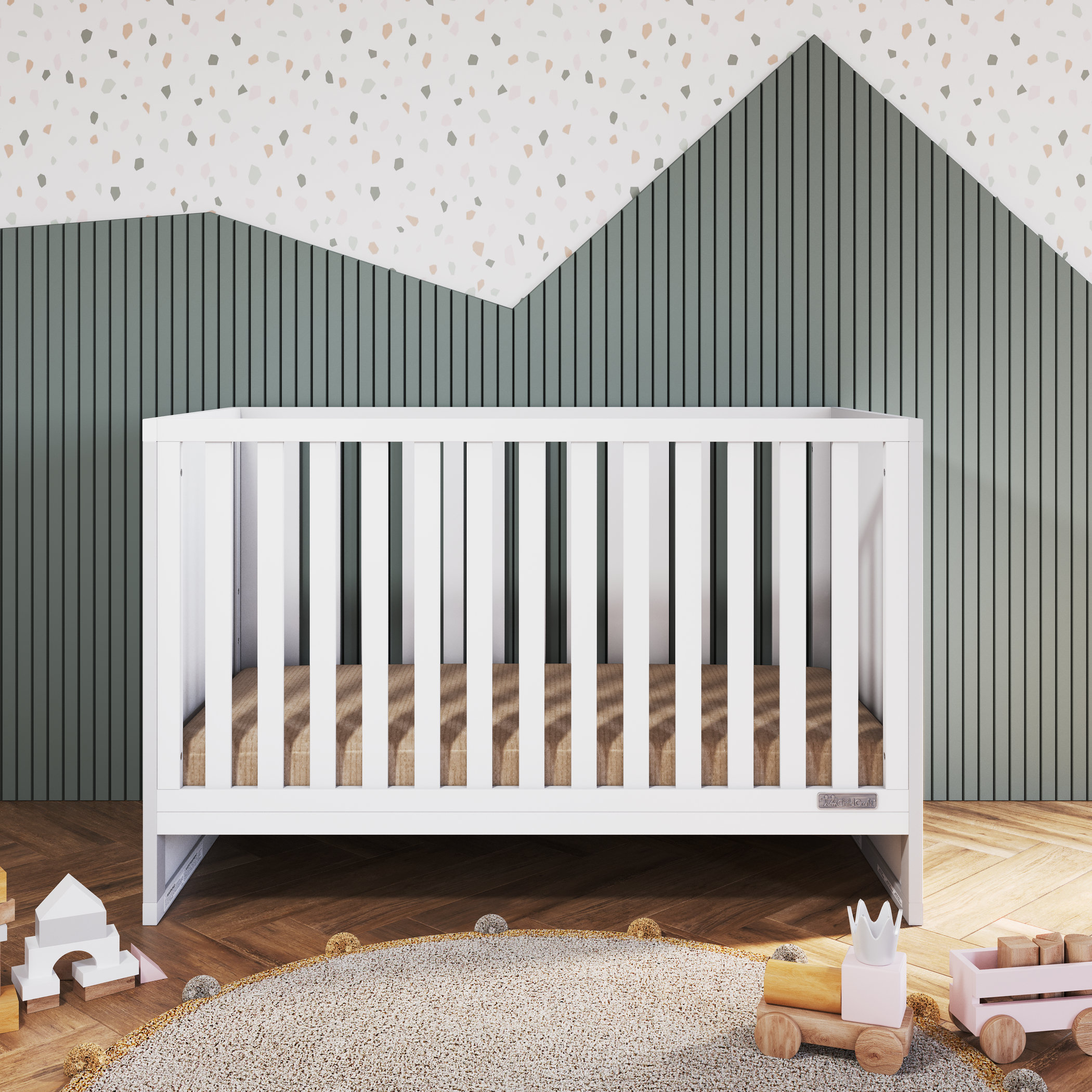 Child Craft Orbit 3-in-1 Convertible Crib | Wayfair