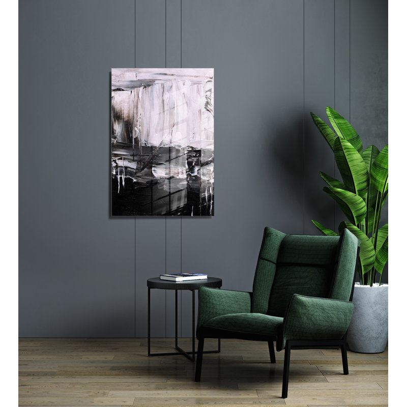 Peinture décorative en verre trempé, H 25,6 po x l 17,7 po x P 1 po