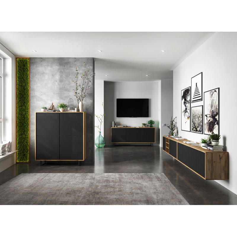 Creeve 168cm Sideboard, Black