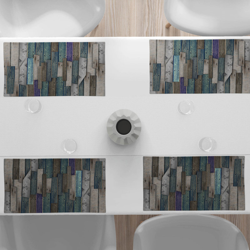 Polyester Abstract Rectangle Placemat
