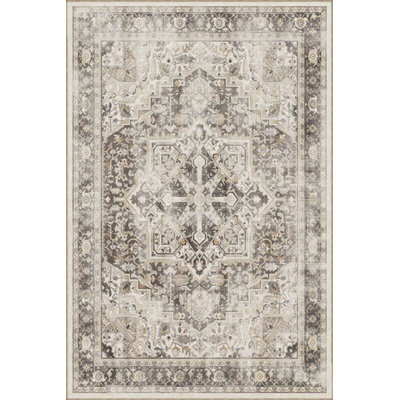 Machine Washable Light Toned Starry Geometric Colorful Woven Base Rug