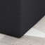 Repose-pieds moderne noir carré-1154217058