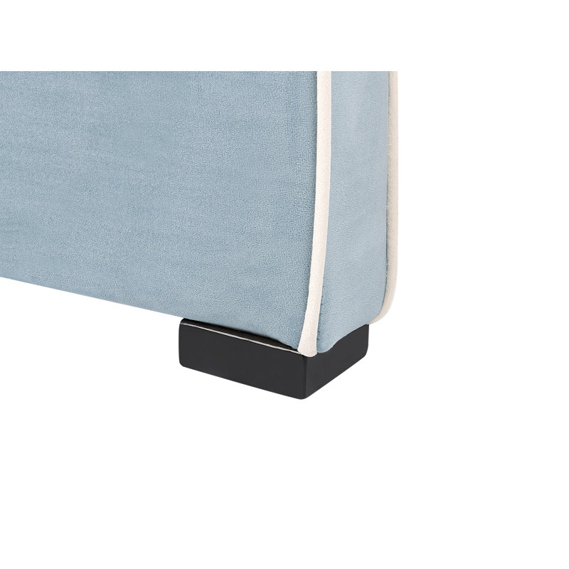 Alonni Upholstered Bed, Blue