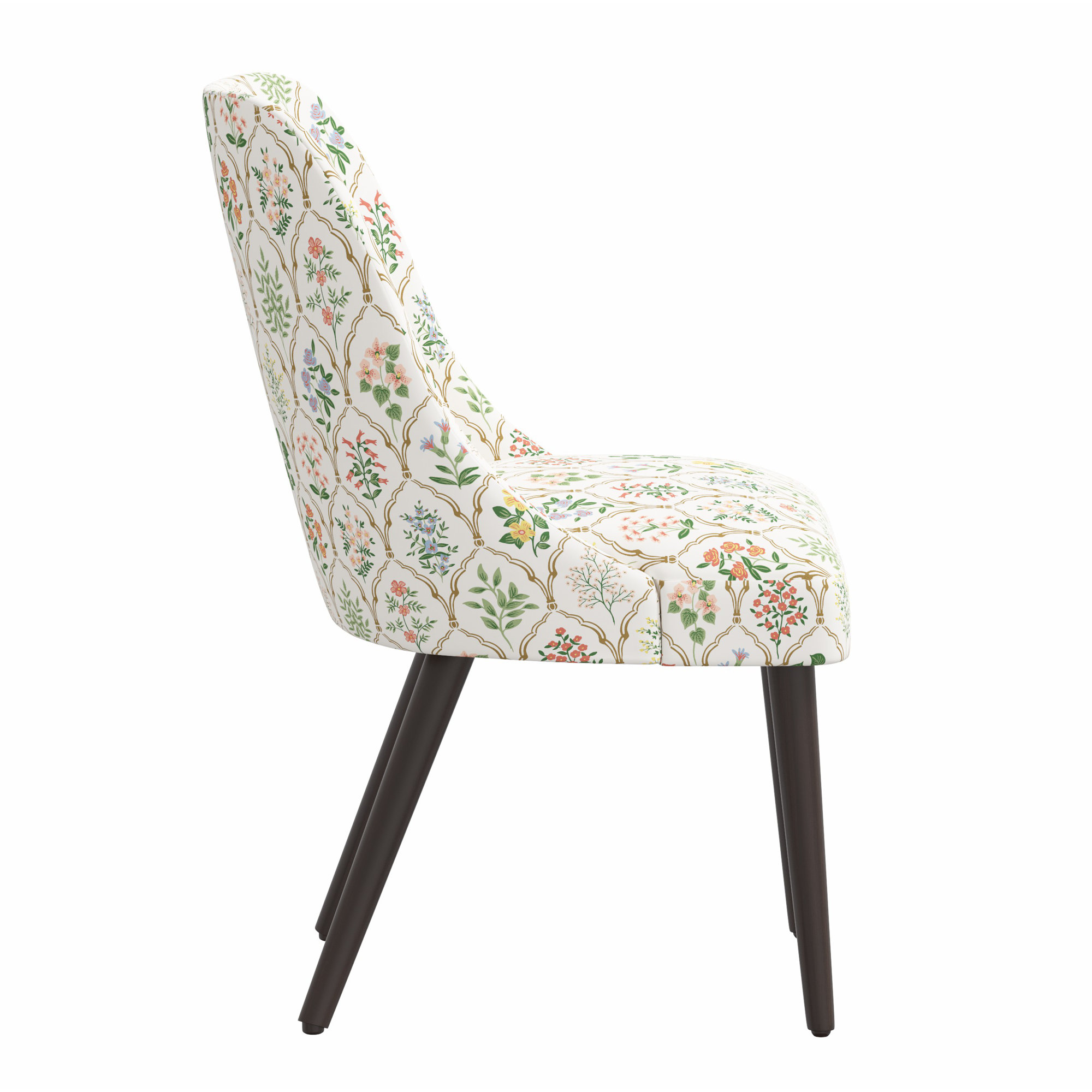 Rifle Paper Co. x Cloth & Company Tara Dining Chair, Rpc Hawthorne Multi Linen