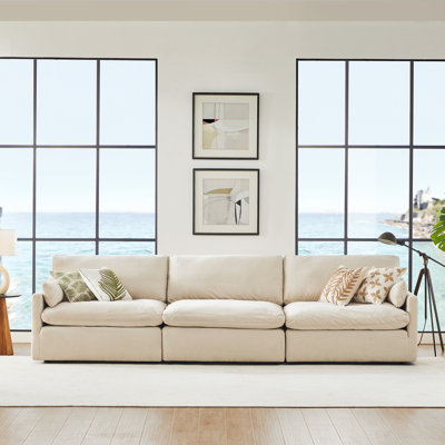 Salha 130.7'' Velvet Sofa