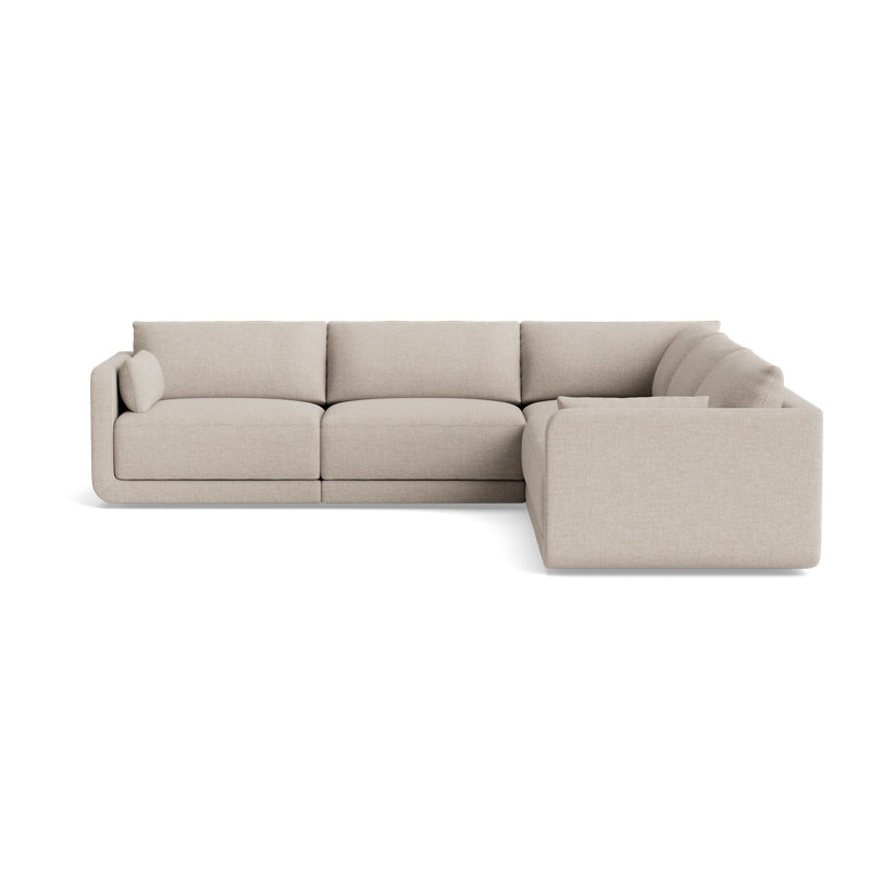 Eva Modular Sectional, Performance Weave - Natural
