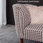 Fauteuil inclinable en bois massif et en coton-106877953