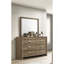 Mobilier de chambre à coucher 1 tiroir à 6 tiroirs de style contemporain en bois