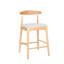 Modern Design Solid Wood Counter Stools Upholstered Counter Stools with Wood Legs for Kitchen Island Dining Room Bar-1692648564-1692648565
