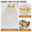 Luminaire de salle de bain 28 po à 4 lumières de style moderne Mid-Century avec verre givré 28 po-961897923