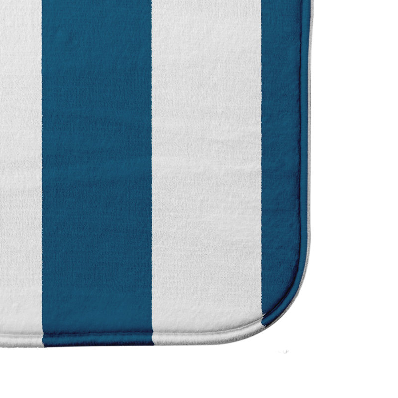 Tapis de bain Crowborough, l 17 po x L 24 po, Bleu