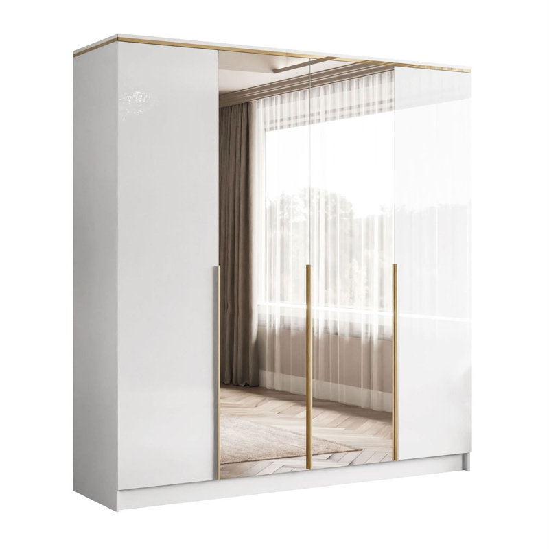 4 Door Manufactured Wood Wardrobe