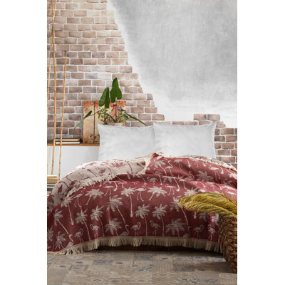 Couvre-lit / couvre-lit 100% coton Helgi