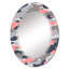Camouflage rose et gris - miroir mural moderne-1739656382