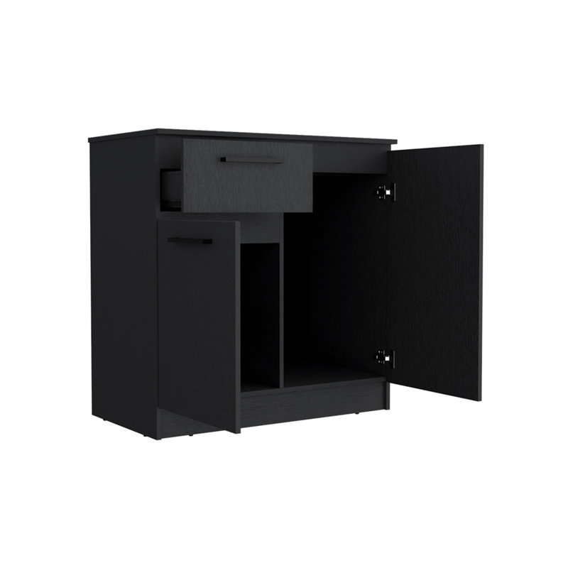 Commode Carlin, chambre à coucher, noir