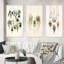 «Hanging Houseplants Boho Botanical Watercolor», 3 pièces sur toile-1594105591-1594105589