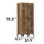 Armoire de salle de bain 79 po