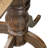 A Dining room table with a Round Tabletop and Stylish Pedestal, Antique Walnut Finish.-226083539-222821144-226083541