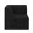 Boneless Corner Sofa Compressed Sectional Sofa Modern Minimalist Style, Sleeper Sofa For Living Room, Bedroom, Comfy Compressed Sofa Couch Space-Efficient Design-Black