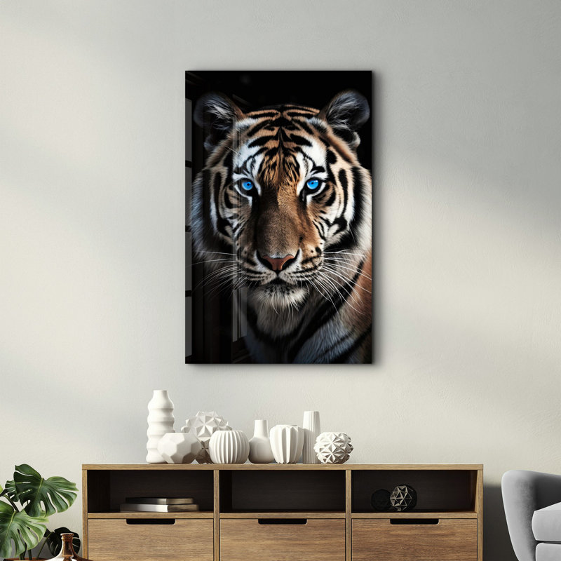 Elegant Tempered Glass Wall Art Painting, 13.8 x 21.7 inches | 100% Tempered Glass, Thickness: 0.16 inches | UV Printed for Vibrant Colors | Perfect for Home Decor, Living Room, & Office Spaces