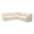 Mélange de polyester beige