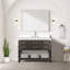 Meuble-lavabo simple avec plateau en marbre de culture