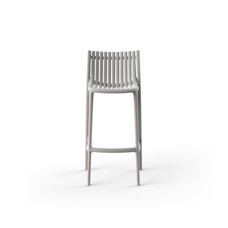 Ibiza 30” Patio Bar Stool, White