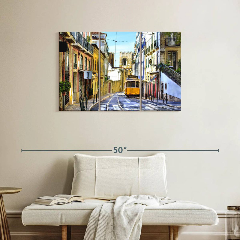 Rue Sireci à Lisbonne, H 24 po x l 38 po