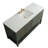 Vicini 60" Single Bathroom Vanity Set-959889414