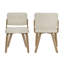 Chaise rembourrée moderne avec structure en bois-225531375