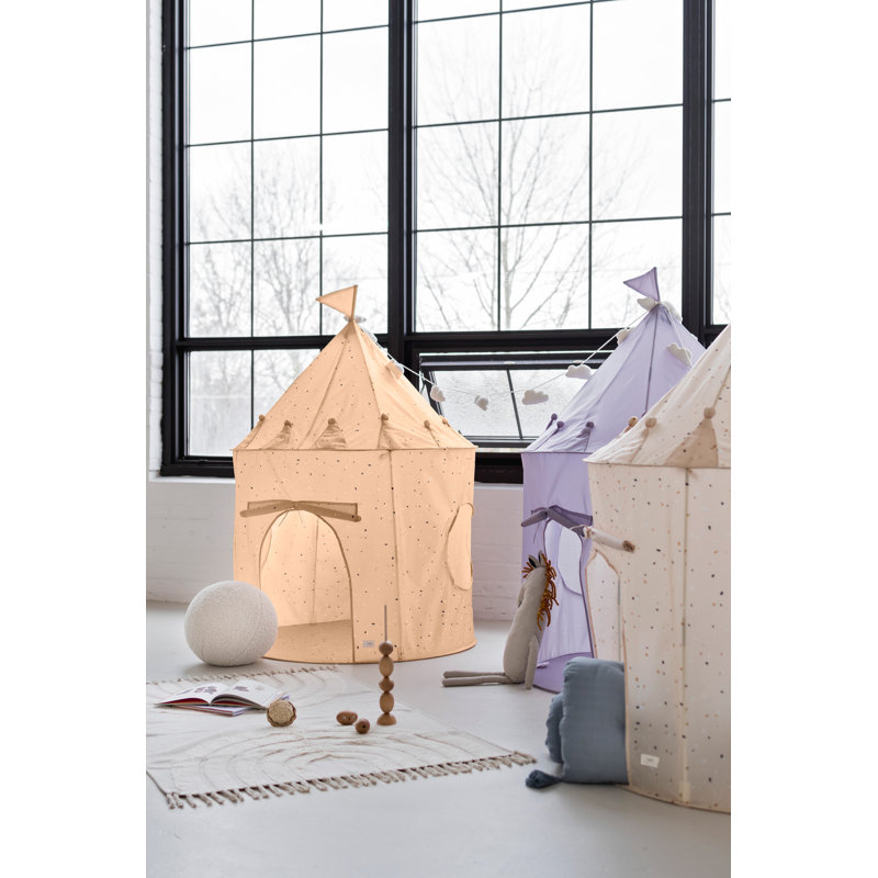 Terrazzo Clay Recycled Fabric Kids Play Tent Castle