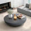 Table basse ronde moderne 40 "en oxyde de magnésium-368529367
