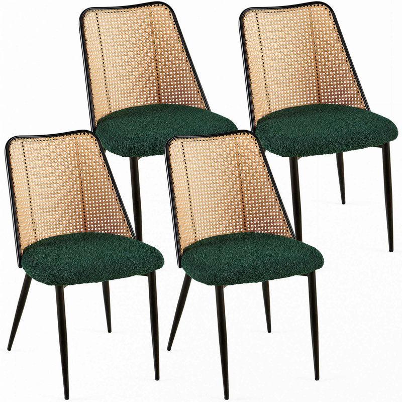 Chaises de salle à manger, Vert
