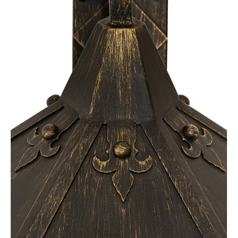 Mystic 1 - Light Armed Sconce, Gold Flemish