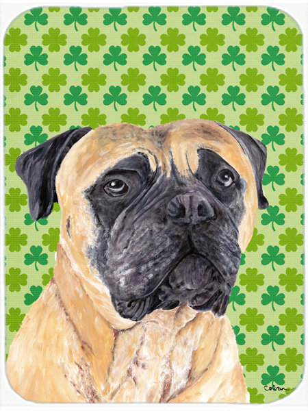 Planche à découper en verre portrait st. st rigide st. caroline Shamrock Lucky Irish
