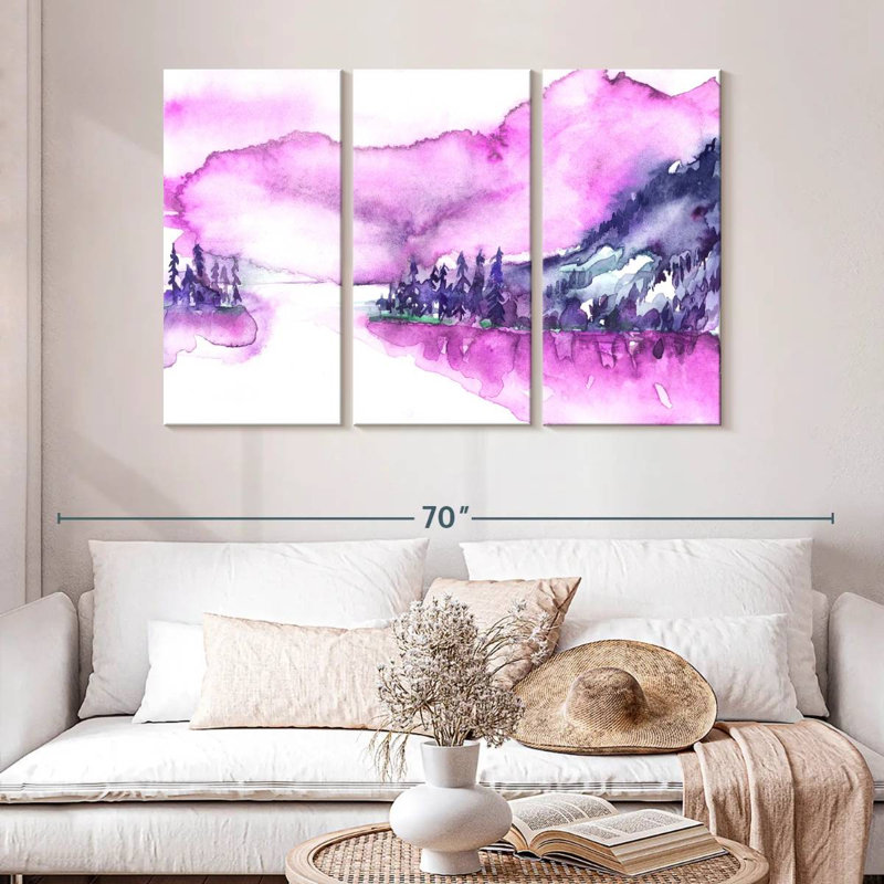 Avery Pink Mountain, 32" H x 50" W