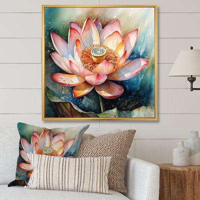 Lotus rose - Rêves floraux III - impression