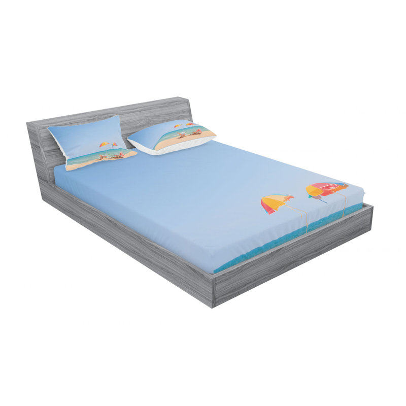 Microfiber Sheet Set, Full Sheet Set with Fitted Sheet
