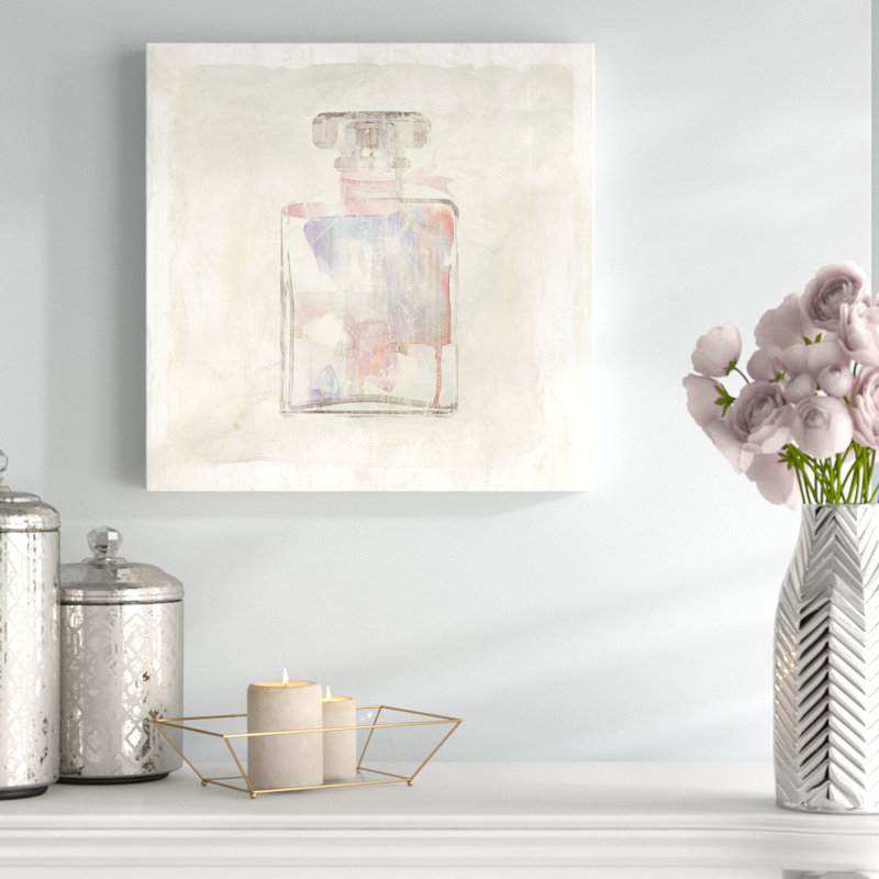 « pretty parfums ii », peinture, H 32 po x l 32 po x P 1,5 po, Toile tendue
