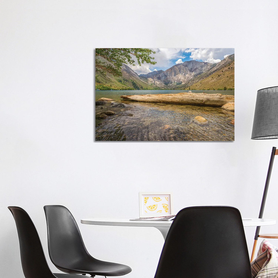 Gefallener Baum am Convict Lake von Joseph S. Giacalone - Galerie-verpackte Leinwand Giclée