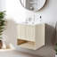 Meuble de rangement mural ouvert en chêne L 24 po x H 24,8 po x P 19,7 po-1196638585