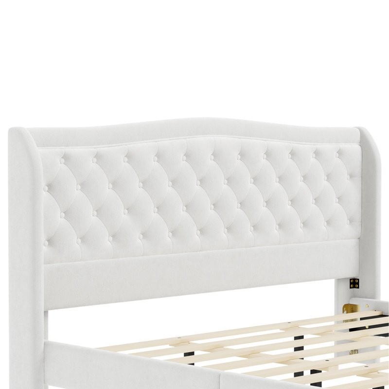 Upholstered Bed, King