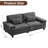 79" Modern 3-Seater Sofa with Extra-Wide Adjustable Armrests and USB/Type-C Charging Ports-432904029