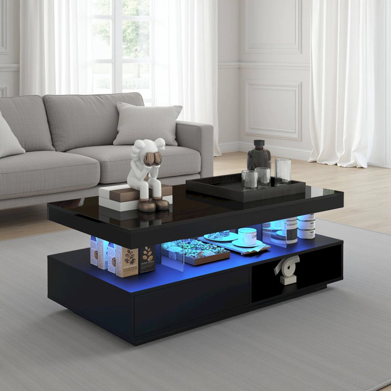 Block Coffee Table with Storage