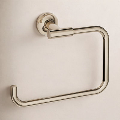 Purist Wall Mounted Towel Ring for Bathroom, Metal Bathroom Hand Towel Ring